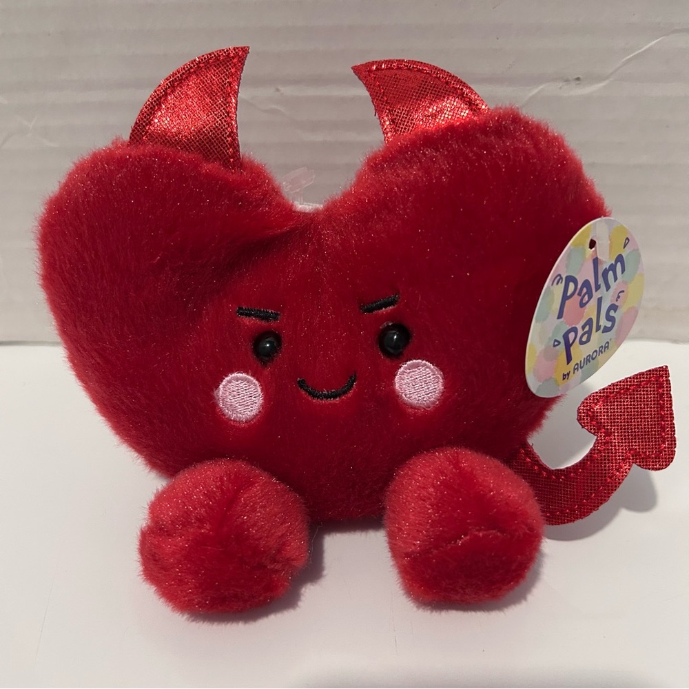 Aurora Palm Pals Red Devil Plush